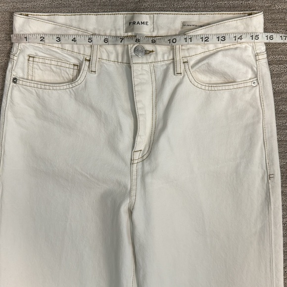 Frame Le Jane Wide Leg Crop in Au Natural NWT - Picture 7 of 12